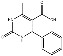 1,2,3,4-Tetrahydro-6-methyl-2-oxo-4-phenyl-5-pyrimidinecarboxylic acid Struktur
