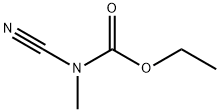 N-氰基-N-甲基氨基甲酸乙酯 结构式