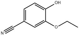 3-ETHOXY-4-HYDROXYBENZONITRILE 化学構造式