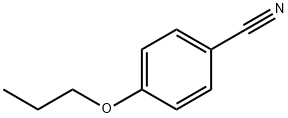 P-プロポキシベンゾニトリル 化学構造式