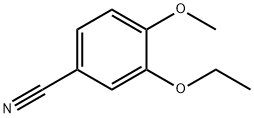 Benzonitrile, 3-ethoxy-4-Methoxy- Structure