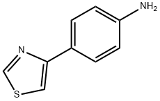 4-(1,3-チアゾール-4-イル)アニリン 化学構造式