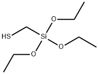 (メルカプトメチル)トリエトキシシラン 化学構造式