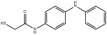 2-mercapto-N-[4-(phenylamino)phenyl]acetamide Structure