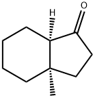 1H-Inden-1-one,octahydro-3a-methyl-,(3aR,7aR)-(9CI) Structure