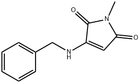 1H-Pyrrole-2,5-dione, 1-methyl-3-[(phenylmethyl)amino]- (9CI),607692-30-8,结构式