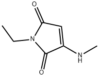 1H-Pyrrole-2,5-dione, 1-ethyl-3-(methylamino)- (9CI) 结构式