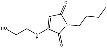 1H-Pyrrole-2,5-dione, 1-butyl-3-[(2-hydroxyethyl)amino]- (9CI)|