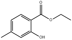 2-ヒドロキシ-4-メチル安息香酸エチル 化学構造式