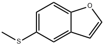 Benzofuran,  5-(methylthio)- Struktur