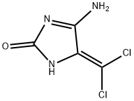 2H-Imidazol-2-one,  4-amino-5-(dichloromethylene)-1,5-dihydro- Structure