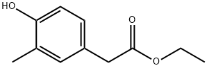 3-甲基-4-羟基苯乙酸乙酯,607707-64-2,结构式