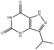 1H-Pyrazolo[4,3-d]pyriMidine-5,7(4H,6H)-dione, 3-(1-Methylethyl)- 化学構造式