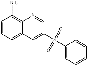 3-Benzenesulfonylquinolin-8-ylamine Structure