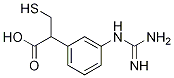 Benzeneacetic acid, 3-[(aMinoiMinoMethyl)aMino]-a-(MercaptoMethyl)-,(+) Structure