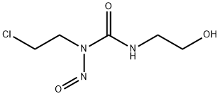 2-[3-(2-クロロエチル)-3-ニトロソウレイド]エタノール 化学構造式