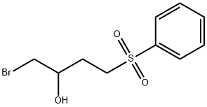 2-Butanol, 1-bromo-4-(phenylsulfonyl)- Structure