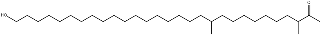 3,11-Dimethyl-29-hydroxynonacosan-2-one Struktur