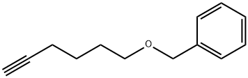 6-(ベンジルオキシ)-1-ヘキシン 化学構造式