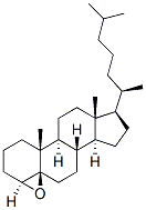 Cholestane, 4,5-epoxy-, (4alpha,5alpha)- Structure