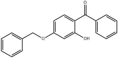 2-ヒドロキシ-4-(フェニルメトキシ)ベンゾフェノン 化学構造式