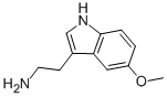 5-Methoxytryptamine Structure