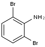 2,6-二溴苯胺,608-30-0,结构式