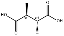 meso-2,3-ジメチルこはく酸 化学構造式