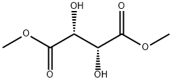 L-(+)-酒石酸ジメチル 化学構造式