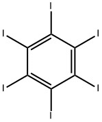ヘキサヨードベンゼン 化学構造式