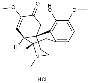 SINOMENINE HYDROCHLORIDE Struktur