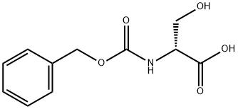 N-苄氧羰基-D-丝氨酸, 6081-61-4, 结构式