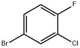 4-ブロモ-2-クロロ-1-フルオロベンゼン 化学構造式