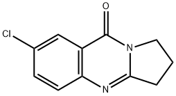7-氯-1H,2H,3H,9H-吡咯并[2,1-B]喹唑啉-9-酮, 60811-39-4, 结构式