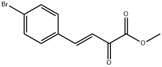 (E)-4-(4-溴苯基)-2-氧代-3-丁酸甲酯,608128-34-3,结构式