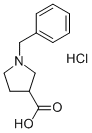 1-BENZYLPYRROLIDINE-3-CARBOXYLIC ACIDHYDROCHLORIDE Structure
