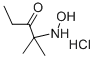 2-Hydroxyamino-2-methyl-3-pentanonehydrochloride Structure