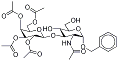 2-乙酰氨基-2-脱氧-3-O-(2,3,4,6-四-O-乙酰基-Β-D-吡喃半乳糖基)-Α-D-吡喃葡糖苷 结构式