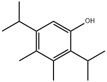 2,5-diisopropyl-3,4-xylenol Structure