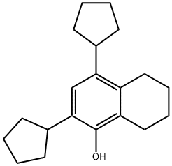 2,4-dicyclopentyl-5,6,7,8-tetrahydro-1-naphthol Structure