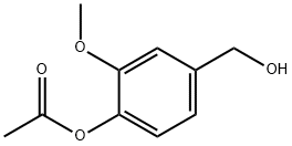 3-METHOXY-4-ACETOXY BENZYL ALCOHOL Structure