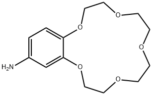 4'-アミノベンゾ-15-クラウン 5-エーテル 化学構造式