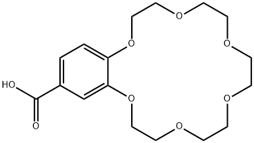 2,3-(4-CARBOXYBENZO)-1,4,7,10,13,16-HEXAOXACYCLOOCTADEC-2-ENE Struktur