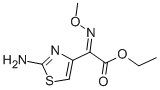 ETHYL 2-(2-AMINOTHIAZOLE-4-YL)-2-METHOXYIMINOACETATE Structure