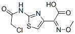 2-(chloroacetamido)-alpha-(methoxyimino)thiazol-4-acetic acid Structure