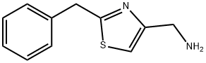 C-(2-BENZYL-THIAZOL-4-YL)-METHYLAMINE, 608515-43-1, 结构式