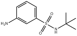 N-叔丁基-3-氨基苯磺酰胺, 608523-94-0, 结构式