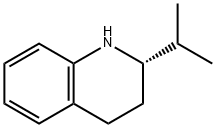 Quinoline, 1,2,3,4-tetrahydro-2-(1-methylethyl)-, (2S)- (9CI) Struktur