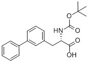 BOC-(S)-2-氨基-3-联苯-3-基-丙酸,608528-91-2,结构式
