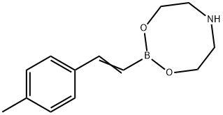 4-METHYL-BETA-STYRYLBORONIC ACID DIETHANOLAMINE ESTER Structure